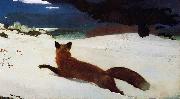 Winslow Homer The Fox Hunt painting